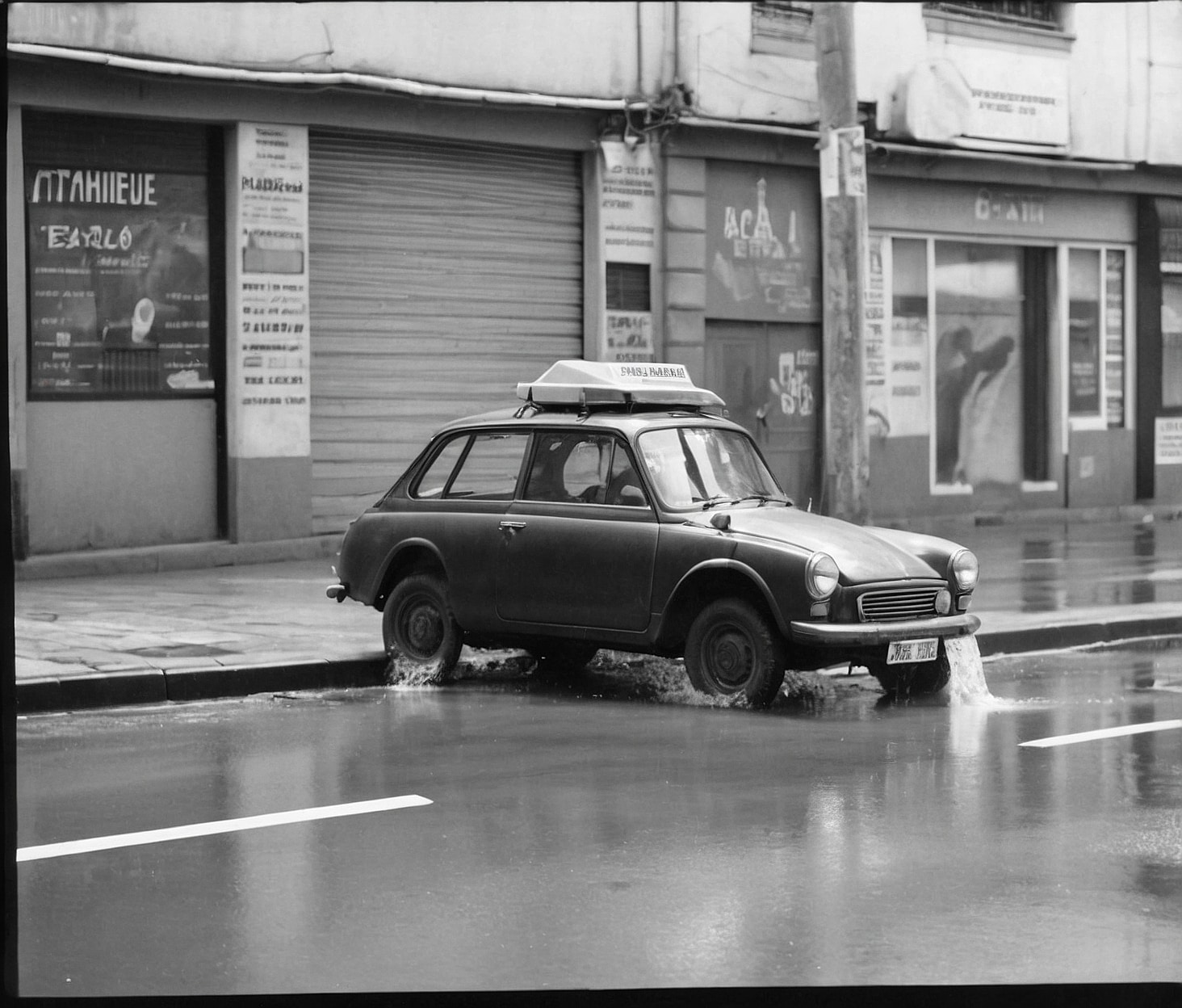 Exterior de coche reluciente
